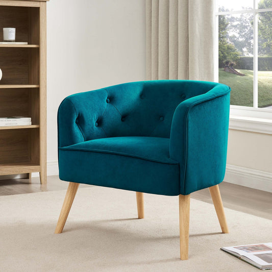 Margo Accent Chair - Teal - DUSK