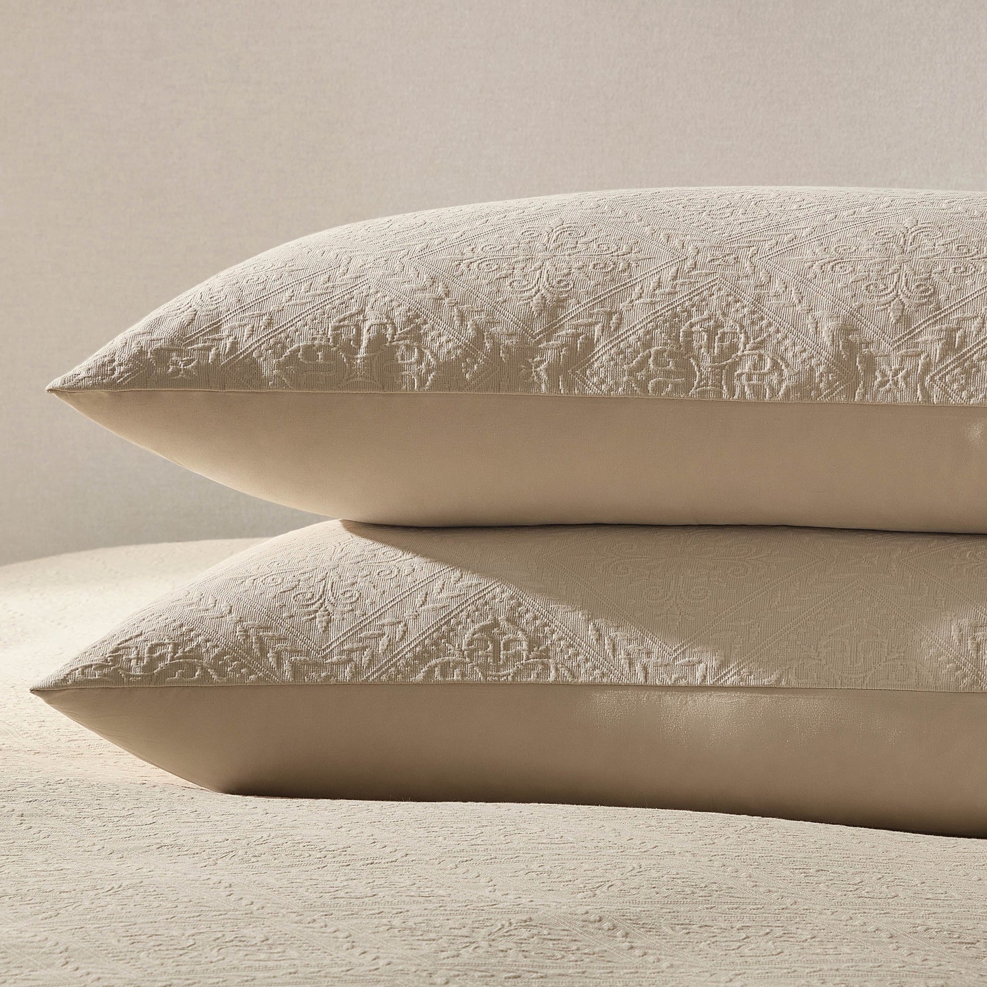 Margot 200 Thread Count Duvet Cover & Pillowcase Set - Natural - DUSK