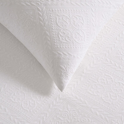Margot 200 Thread Count Duvet Cover & Pillowcase Set - White - DUSK