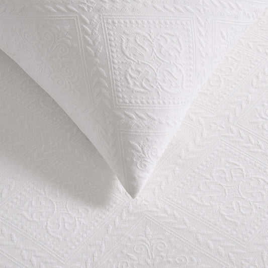 Margot 200 Thread Count Duvet Cover & Pillowcase Set - White - DUSK