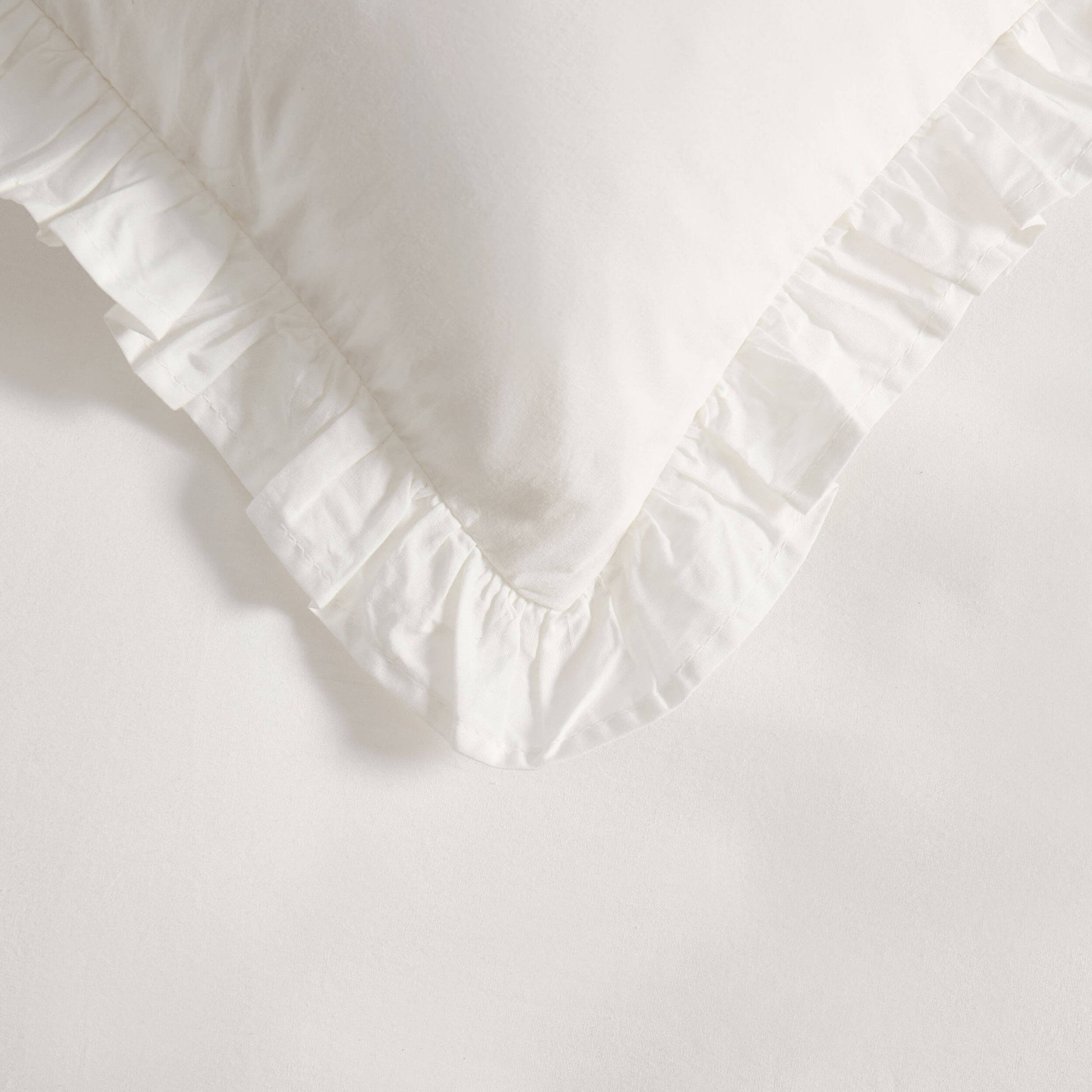 Marion 200 Thread Count Ruffle Edge Duvet Cover - Ecru - DUSK