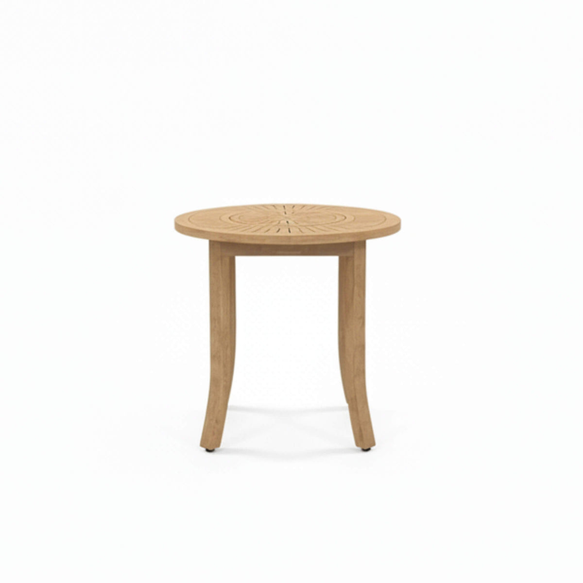 Maris Outdoor 2 Seater Round Bistro Dining Table - Natural - DUSK