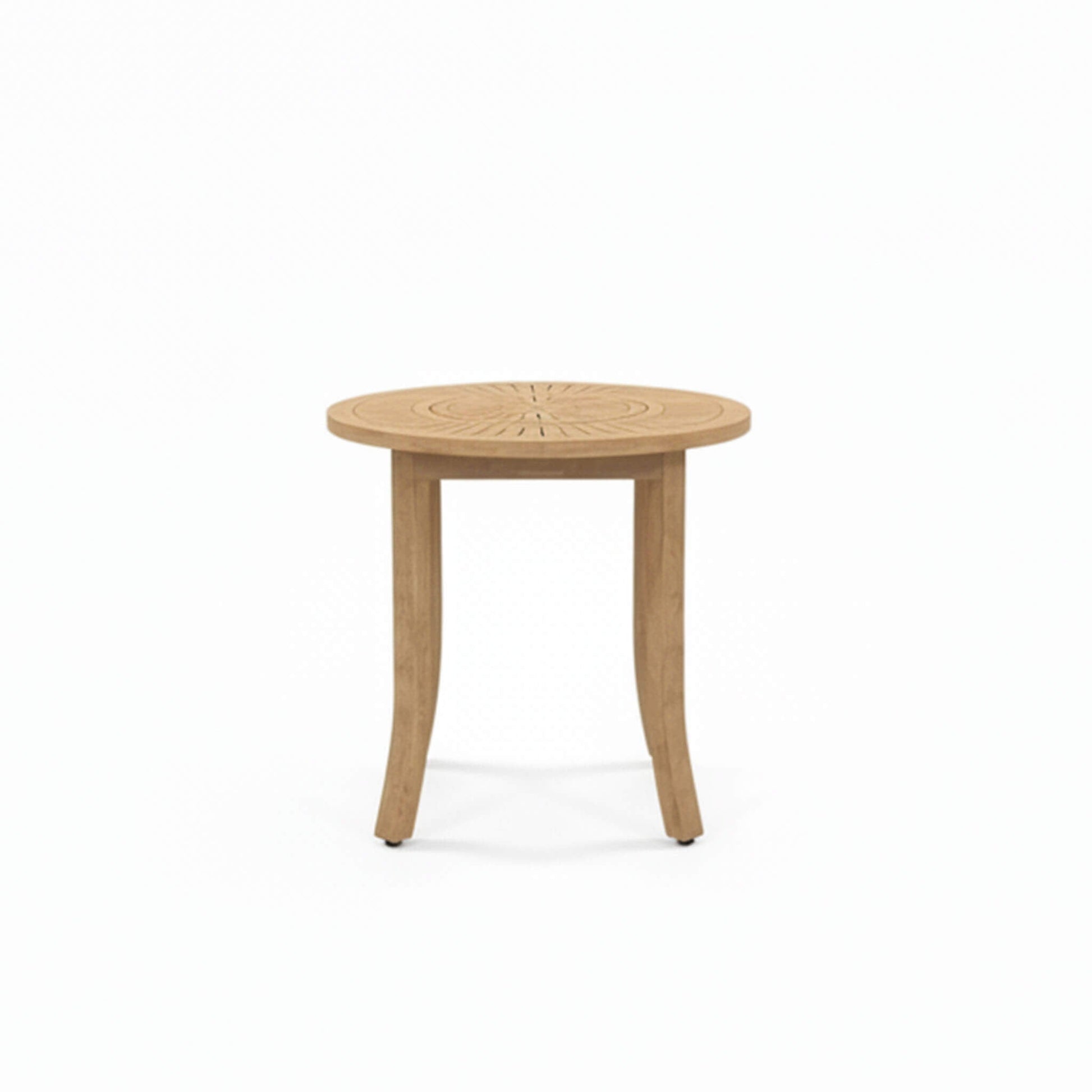 Maris Outdoor 2 Seater Round Bistro Dining Table - Natural - DUSK
