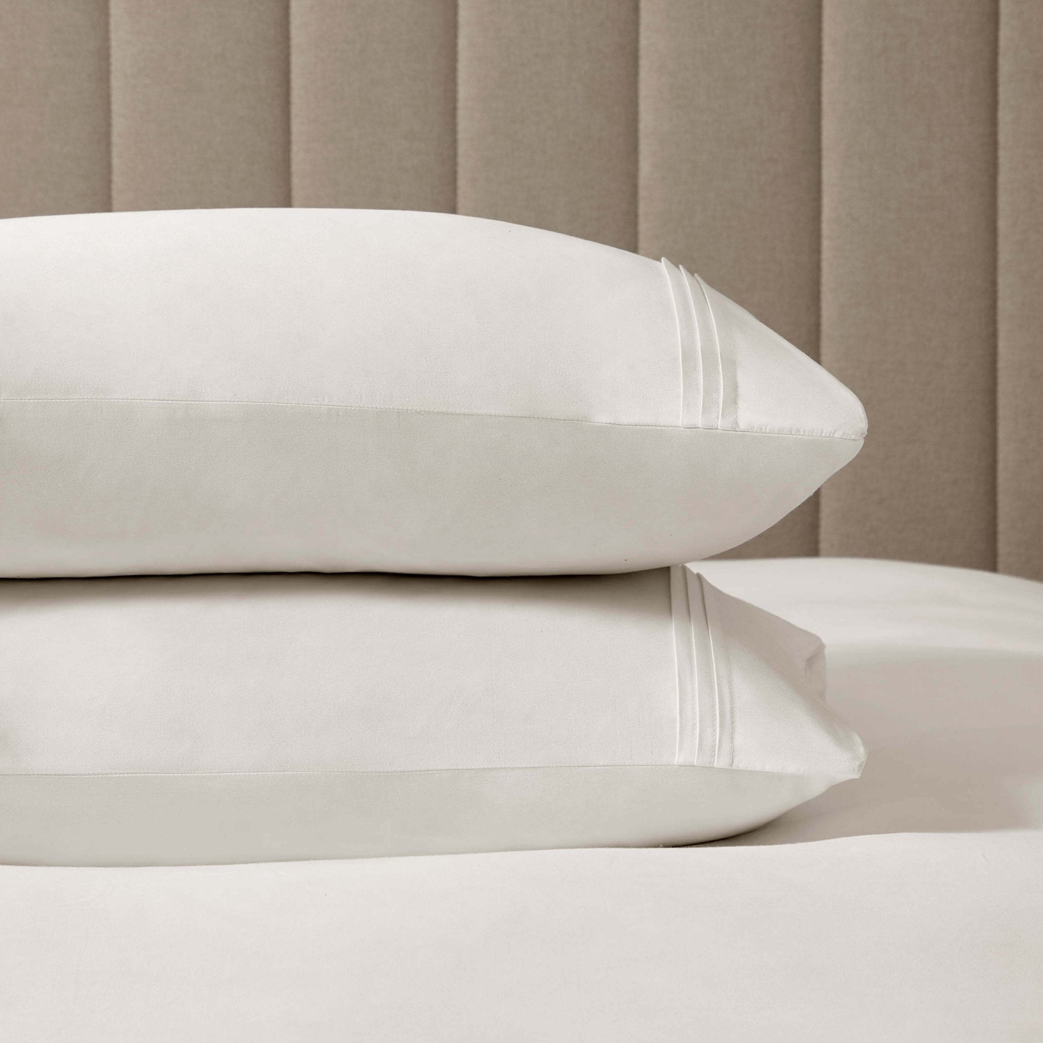 Marlowe 600 Thread Count Classic Pillowcase - White - DUSK