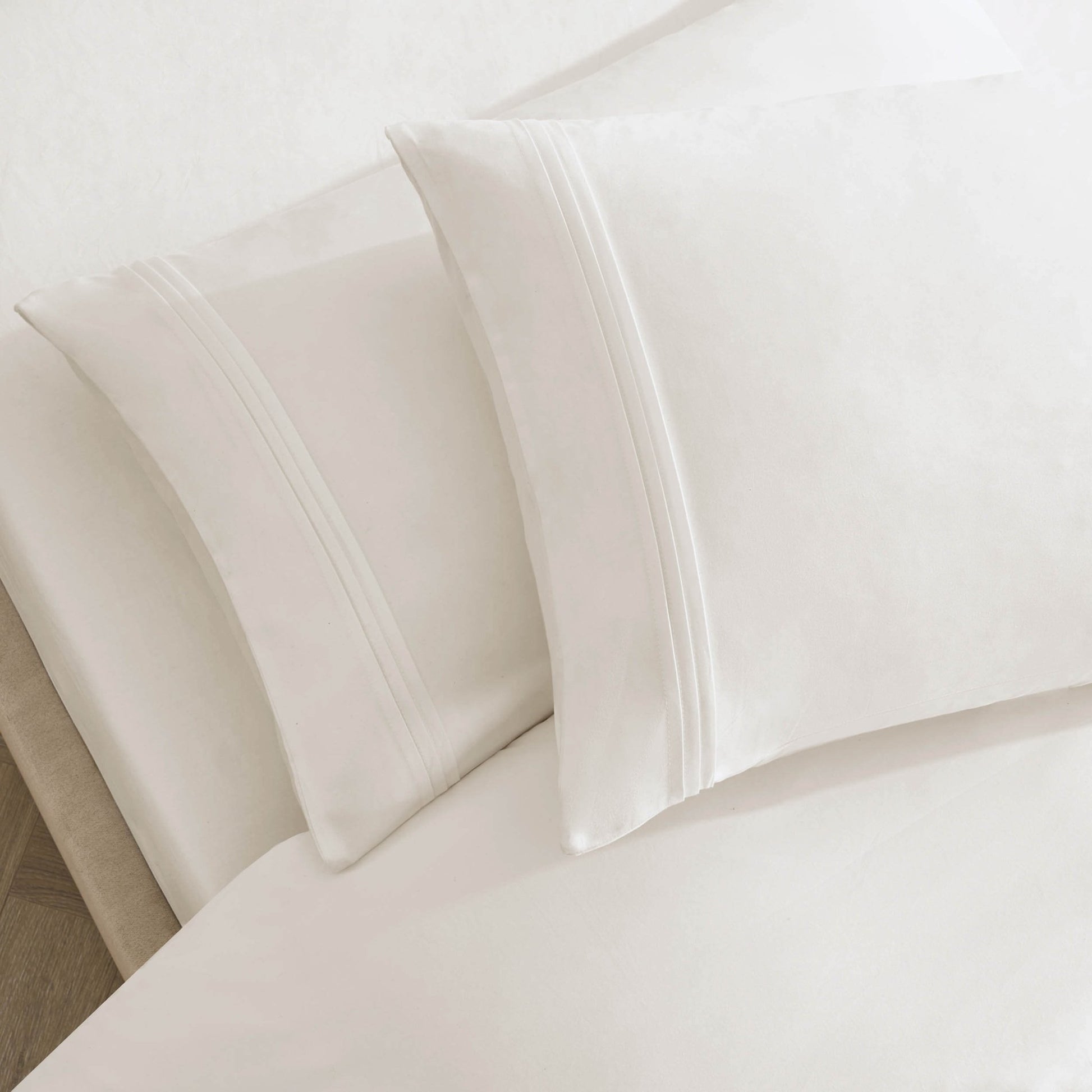 Marlowe 600 Thread Count Classic Pillowcase - White - DUSK