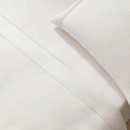 Marlowe 600 Thread Count Fitted Sheet - White - DUSK