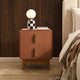 Marnie 2 Drawer Bedside Table - Burnt Orange - DUSK