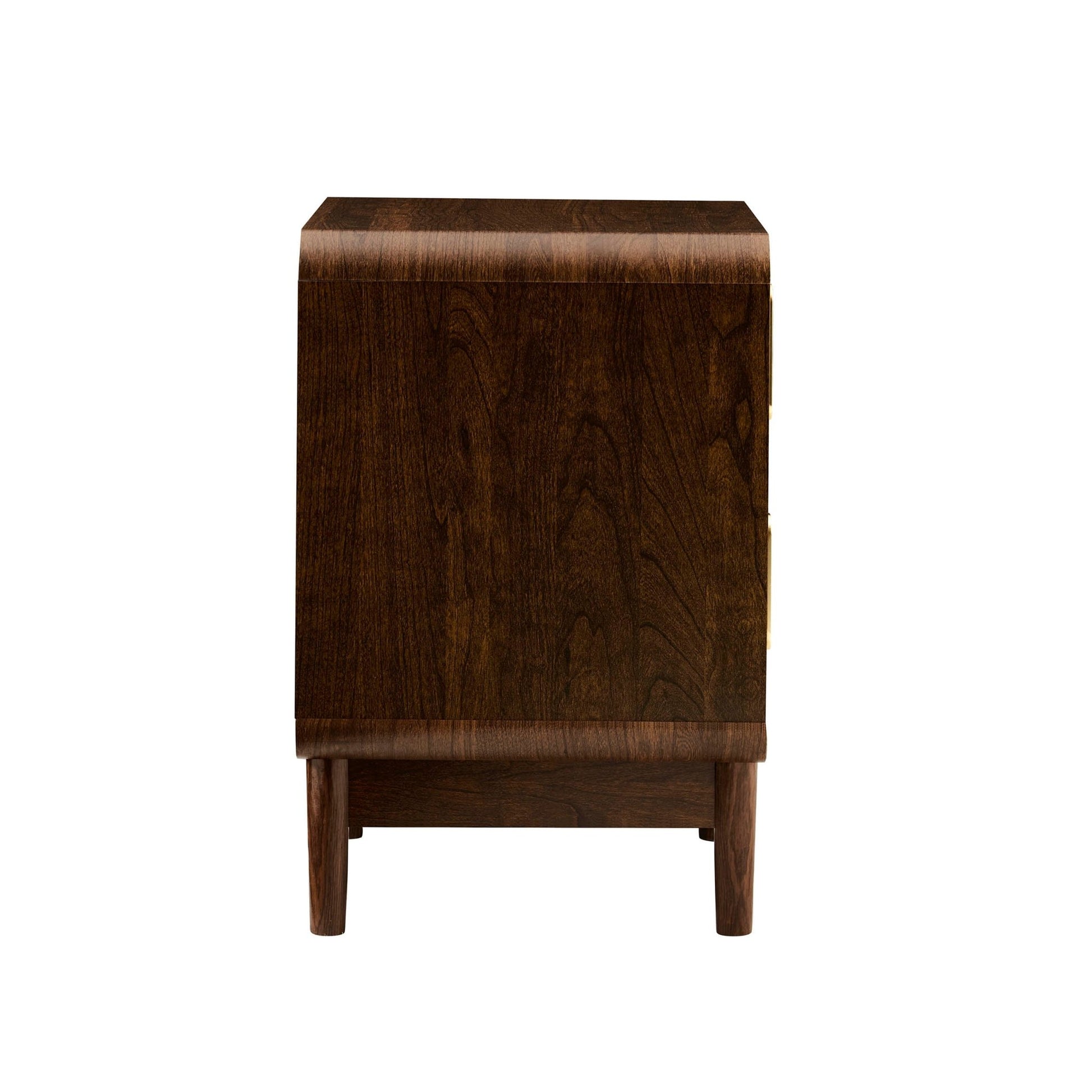 Marnie 2 Drawer Bedside Table - Walnut - DUSK