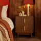 Marnie 2 Drawer Bedside Table - Walnut - DUSK