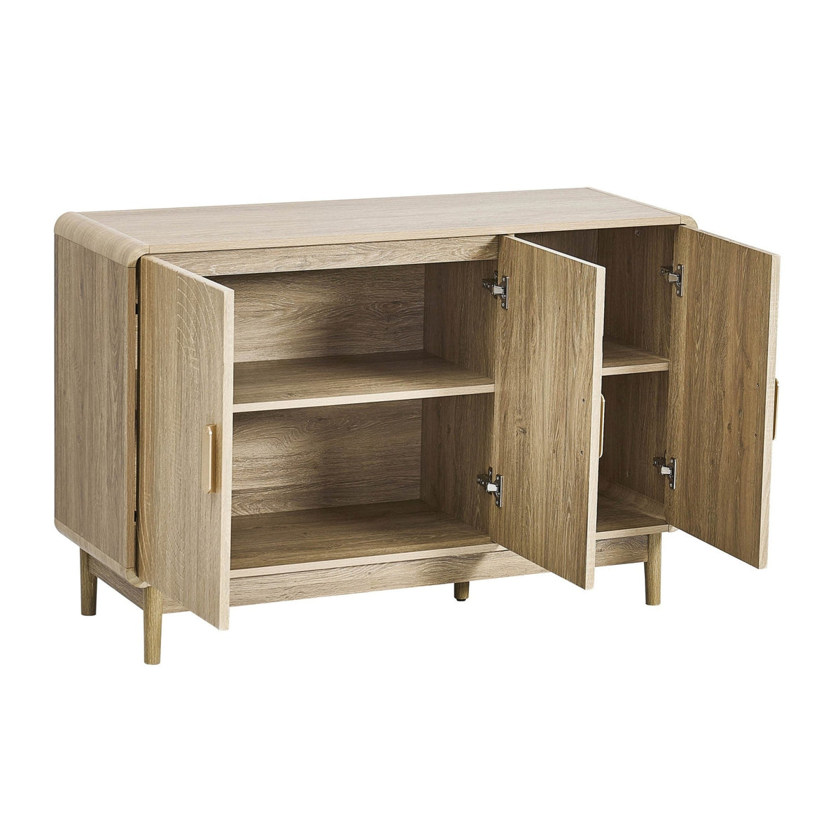 Marnie 3 Door Sideboard - Light Wood - DUSK