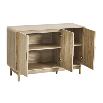 Marnie 3 Door Sideboard - Light Wood - DUSK
