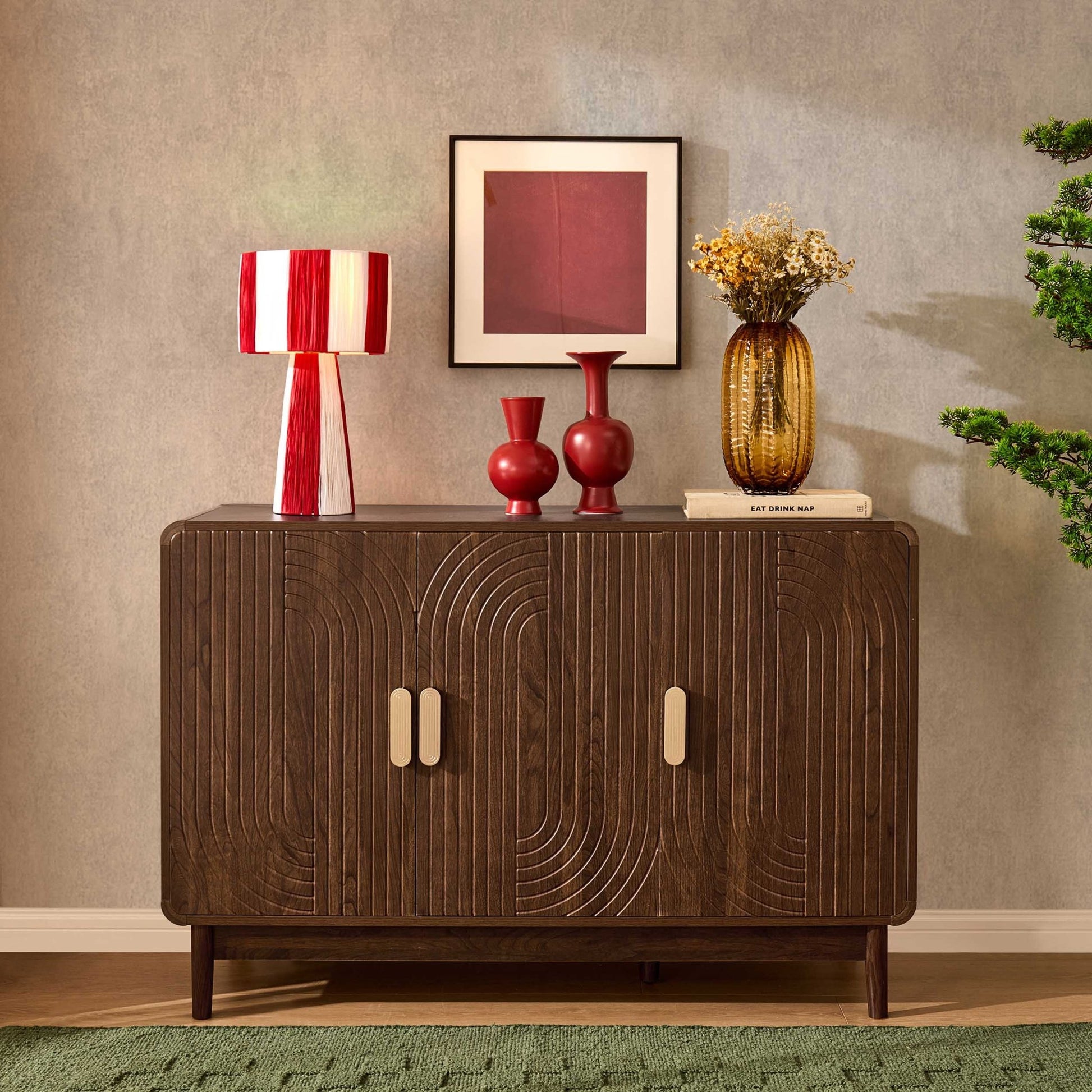 Marnie 3 Door Sideboard - Walnut - DUSK