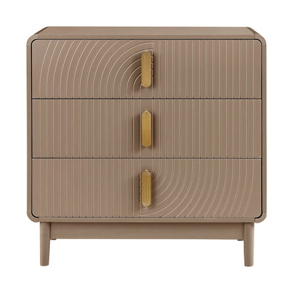 Marnie 3 Drawer Chest - Taupe - DUSK