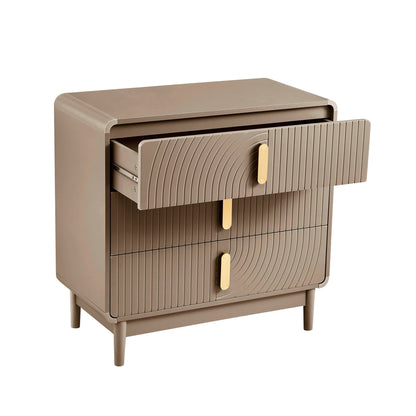 Marnie 3 Drawer Chest - Taupe - DUSK
