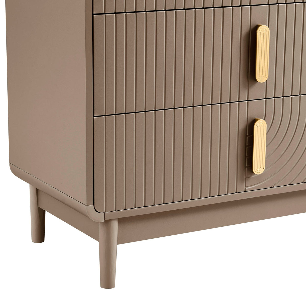 Marnie 3 Drawer Chest - Taupe - DUSK