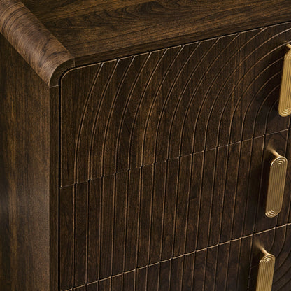 Marnie 3 Drawer Chest - Walnut - DUSK