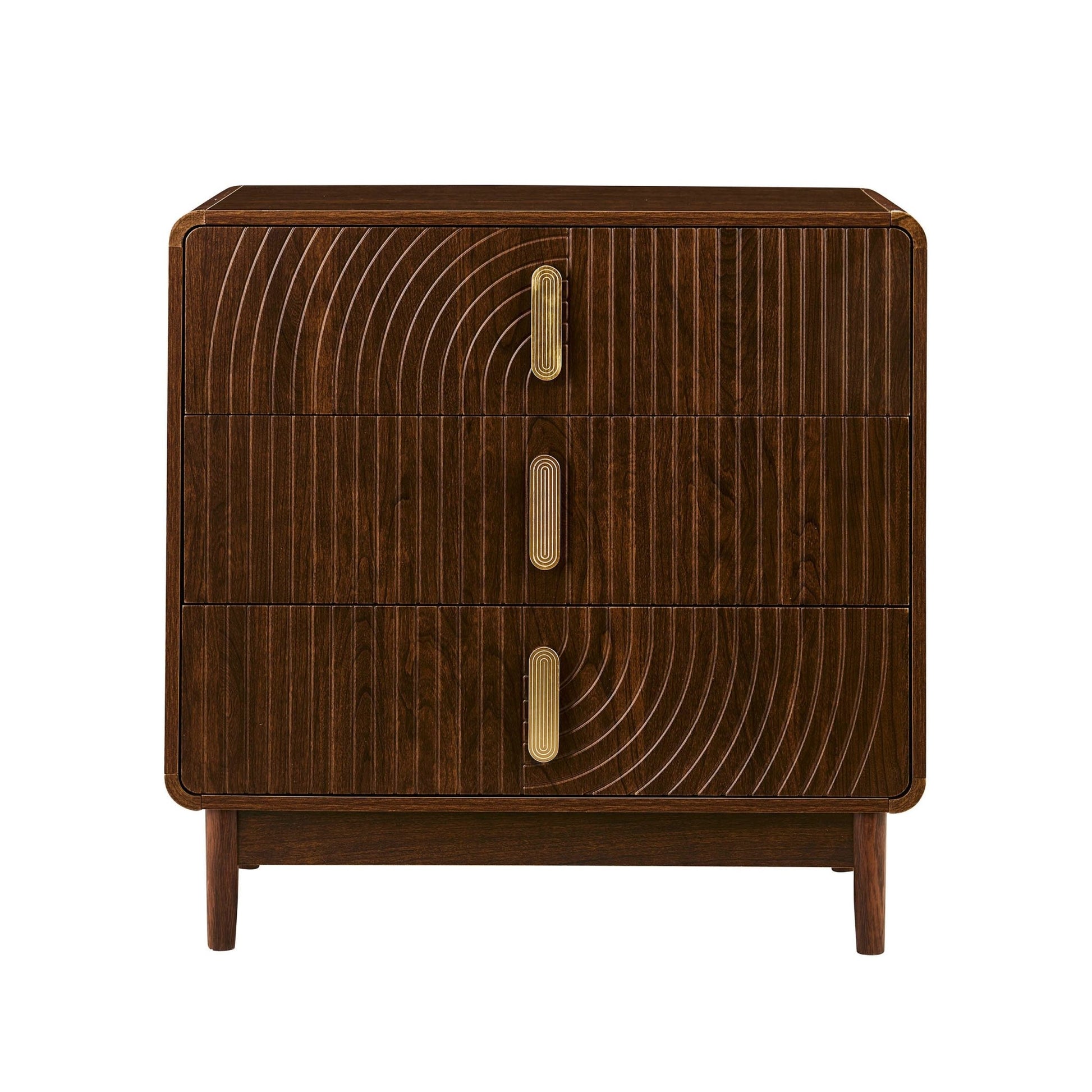Marnie 3 Drawer Chest - Walnut - DUSK