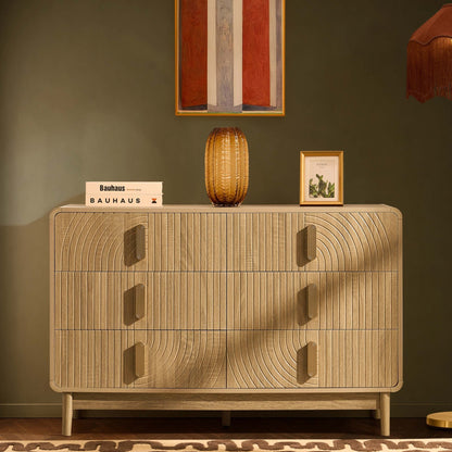 Marnie 6 Drawer Chest - Light Wood - DUSK