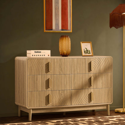 Marnie 6 Drawer Chest - Light Wood - DUSK