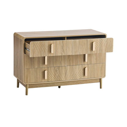 Marnie 6 Drawer Chest - Light Wood - DUSK