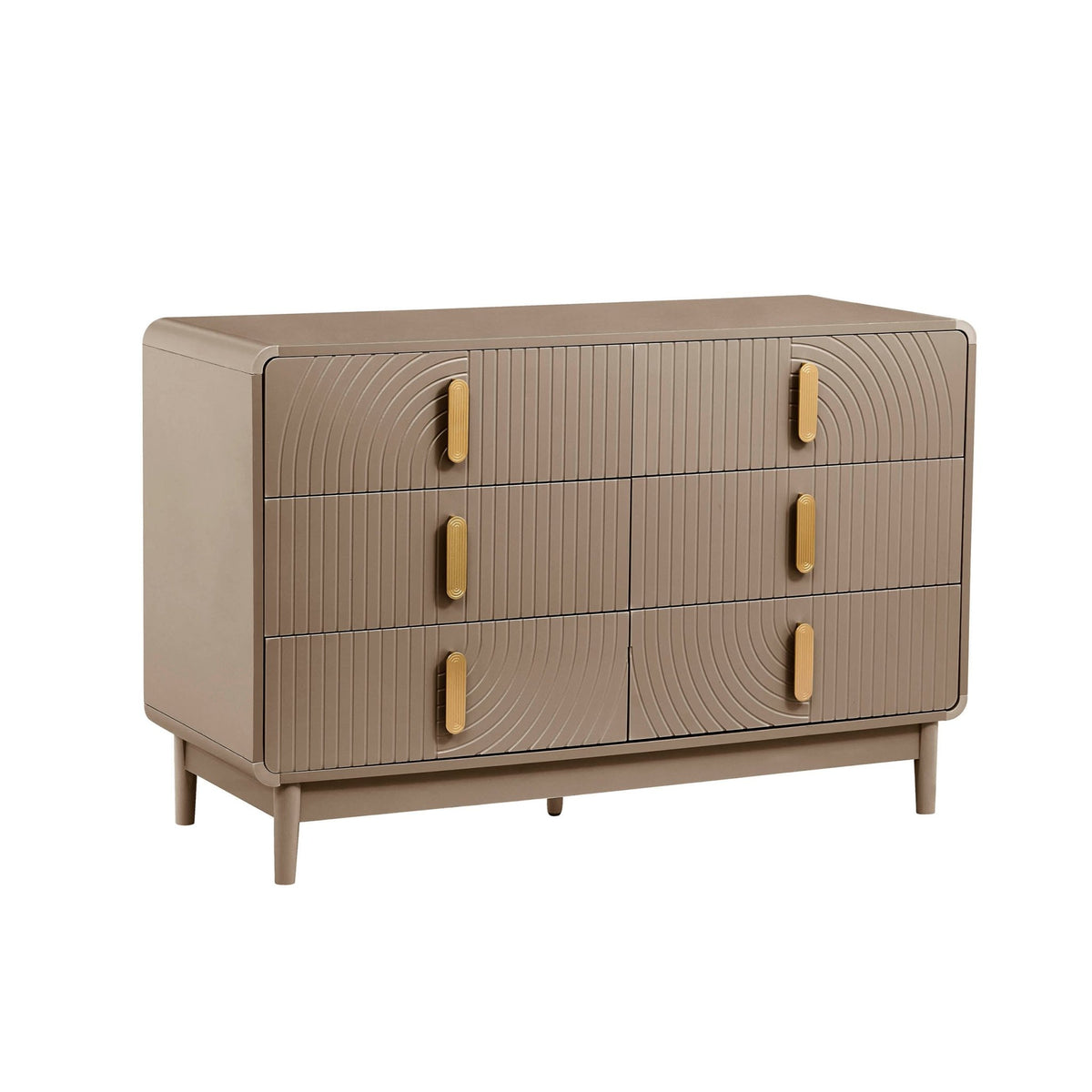 Marnie 6 Drawer Chest - Taupe - DUSK
