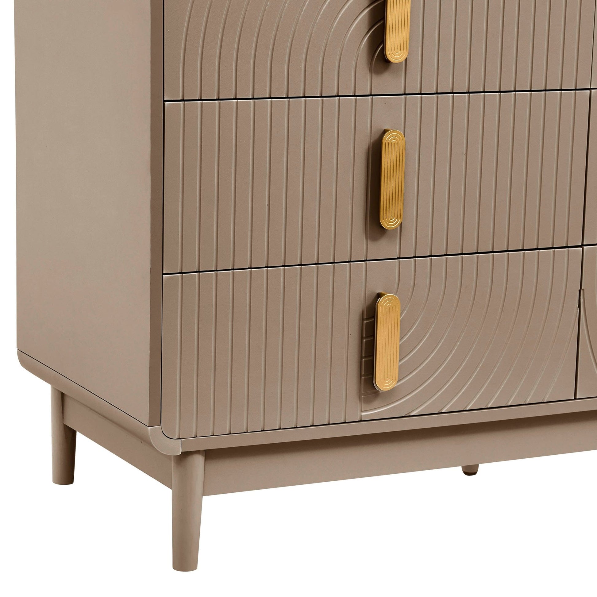 Marnie 6 Drawer Chest - Taupe - DUSK