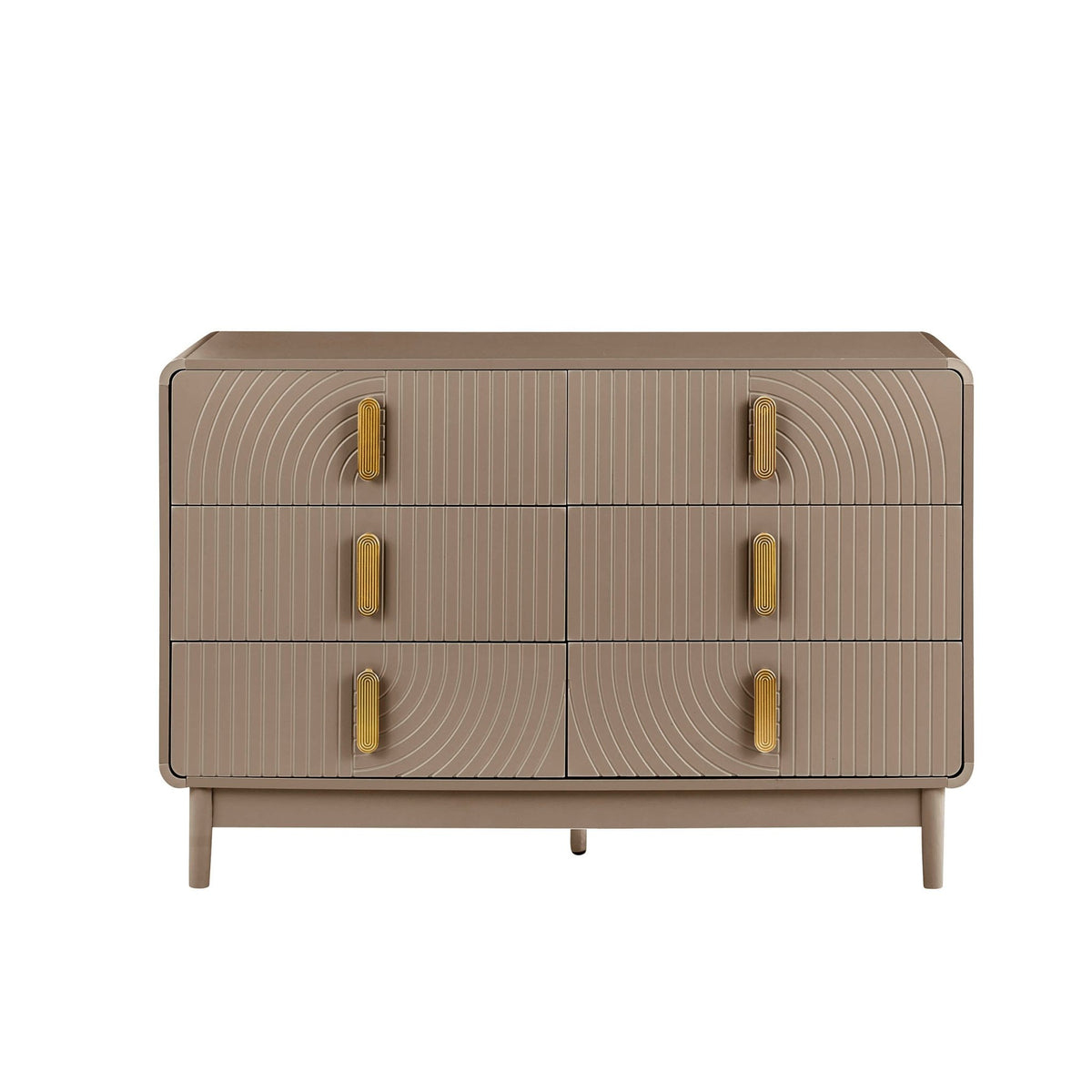 Marnie 6 Drawer Chest - Taupe - DUSK