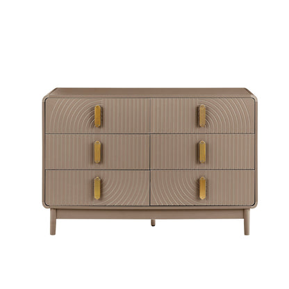 Marnie 6 Drawer Chest - Taupe - DUSK