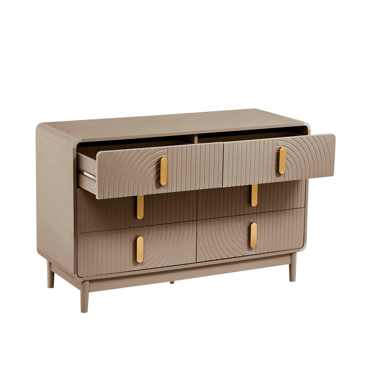 Marnie 6 Drawer Chest - Taupe - DUSK