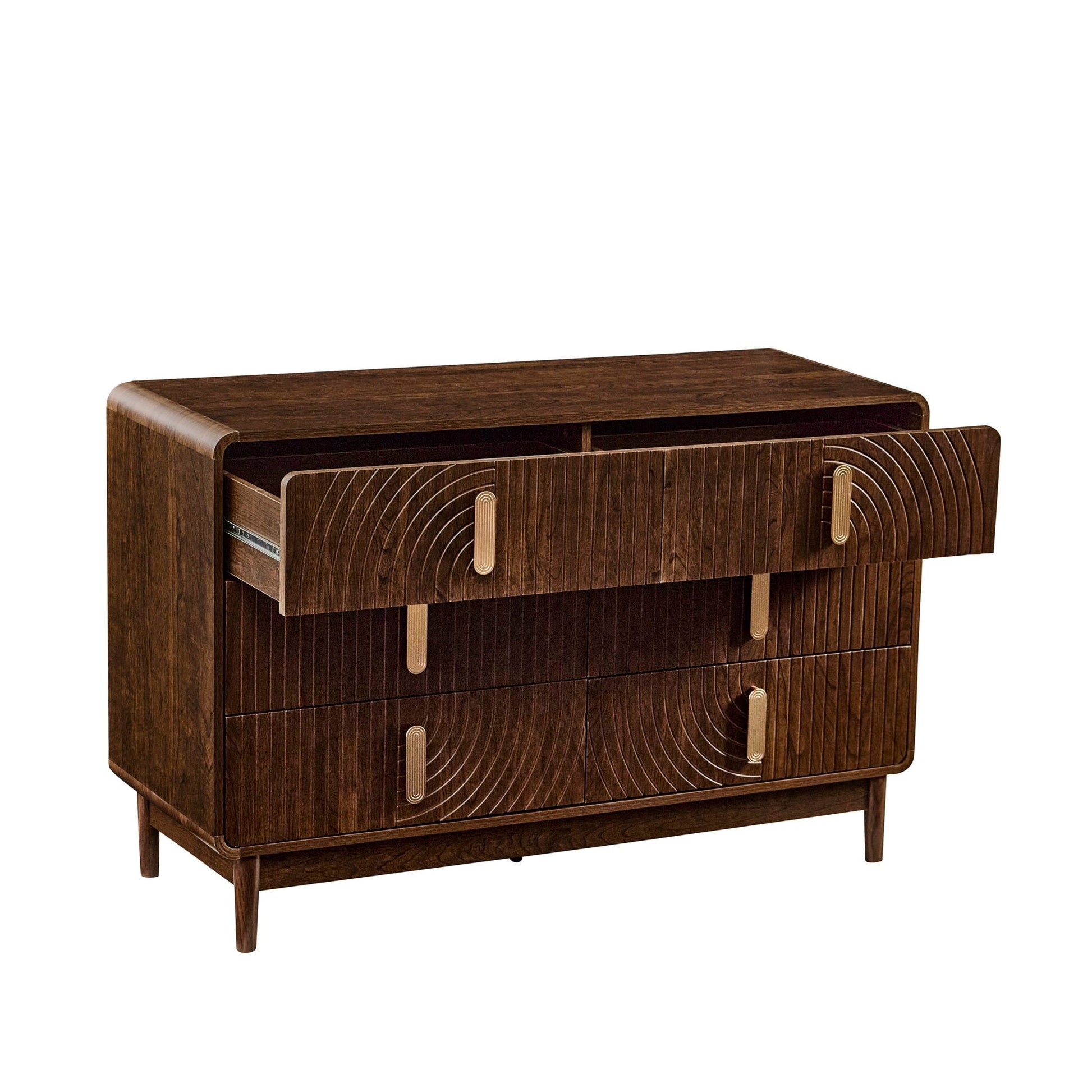 Marnie 6 Drawer Chest - Walnut - DUSK