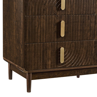Marnie 6 Drawer Chest - Walnut - DUSK