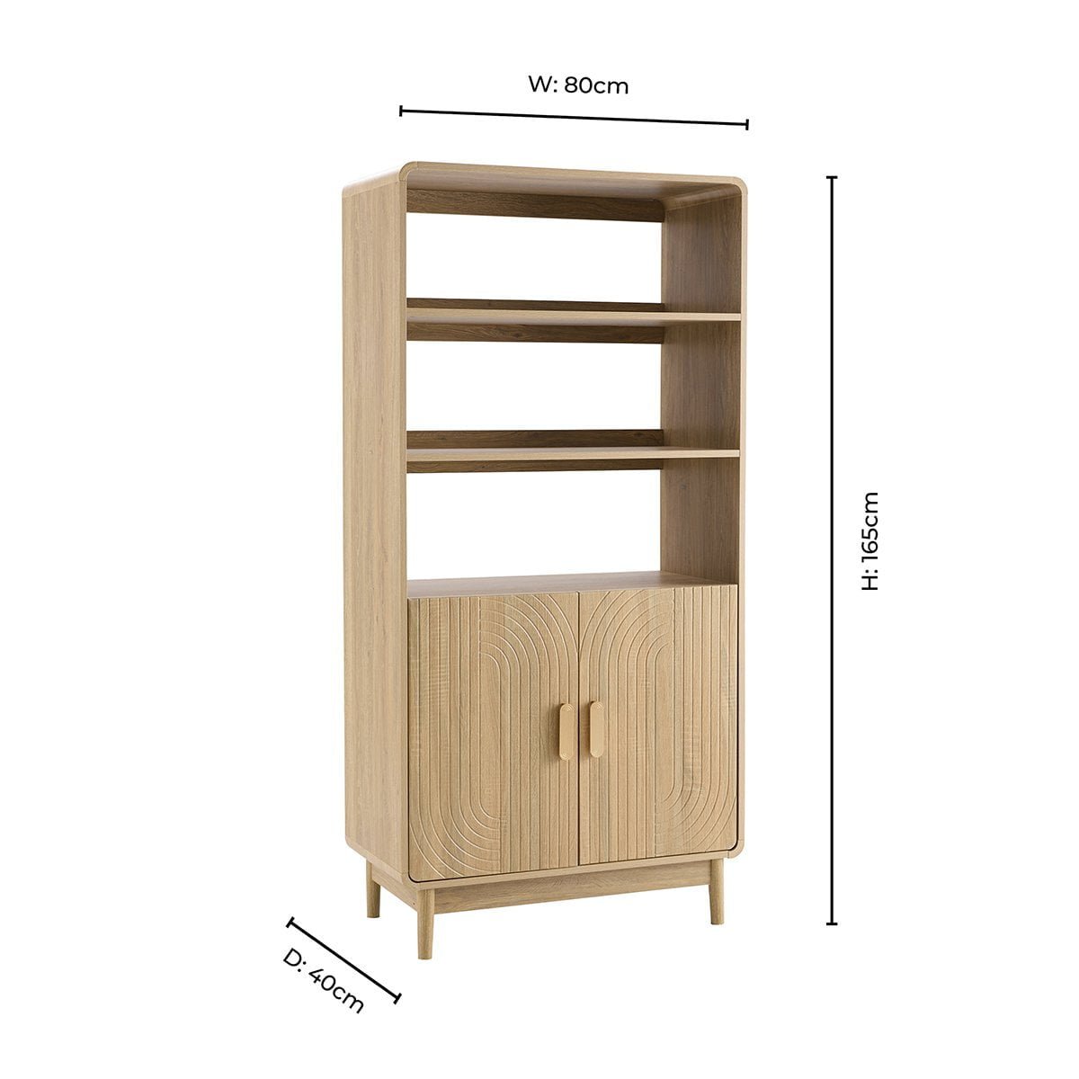 Marnie Bookshelf - Light Wood - DUSK