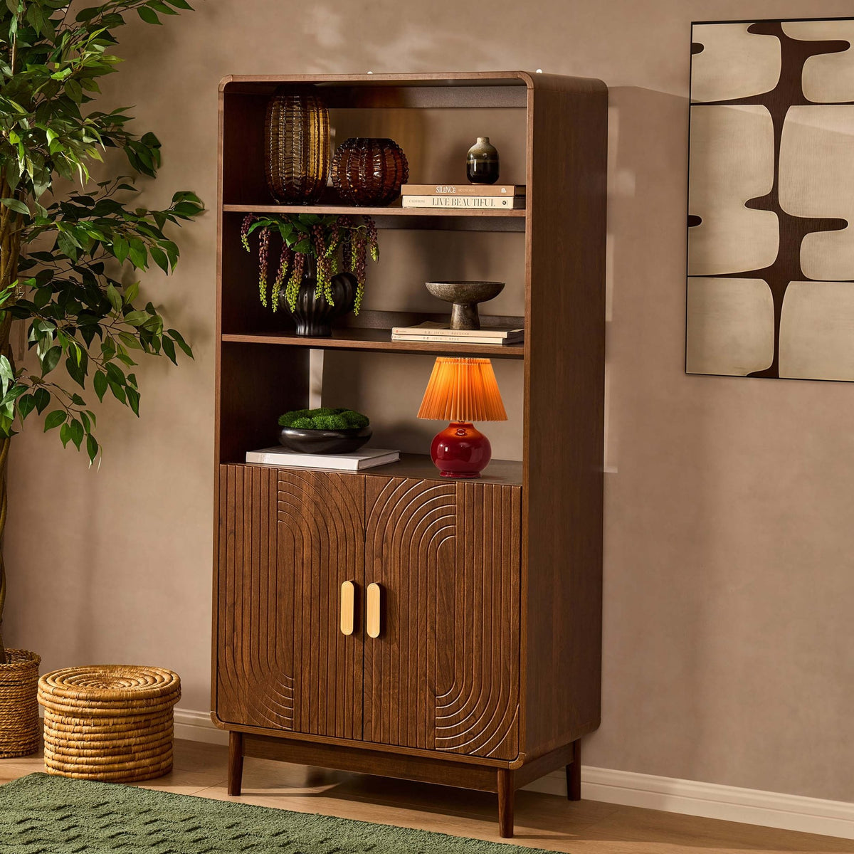 Marnie Bookshelf - Walnut - DUSK