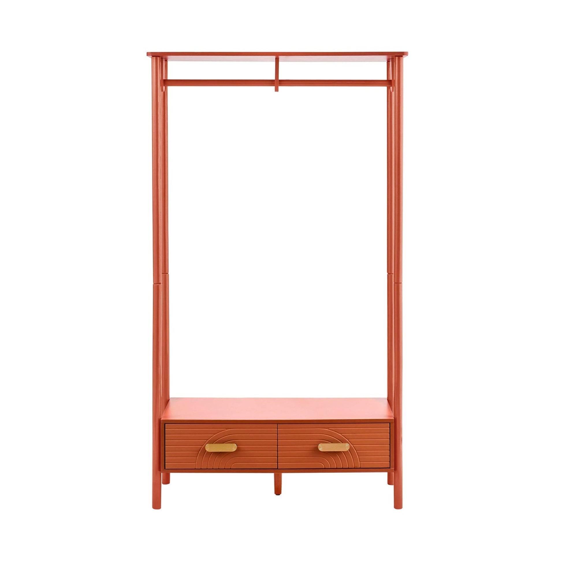 Marnie Clothes Rail - Burnt Orange - DUSK