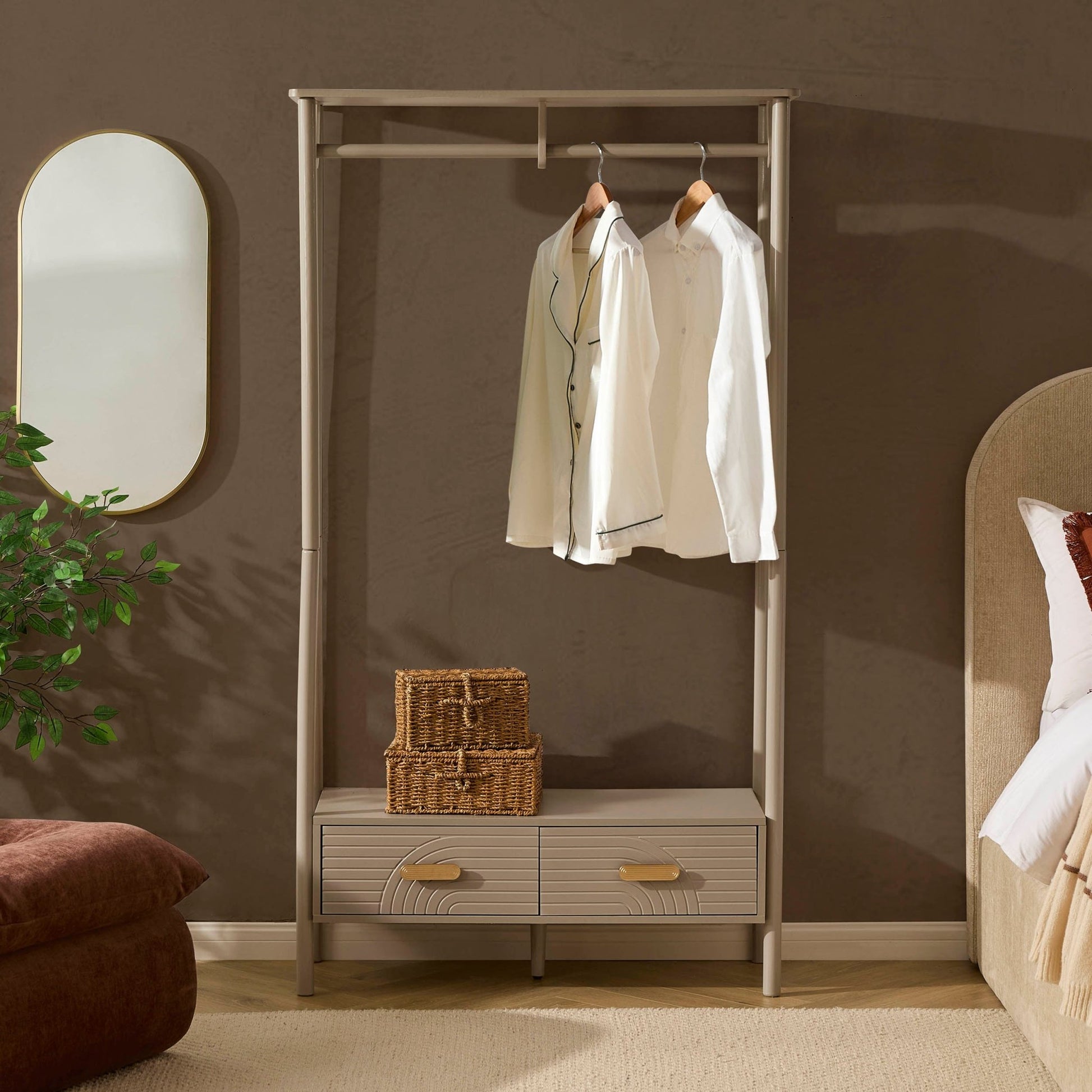 Marnie Clothes Rail - Taupe - DUSK
