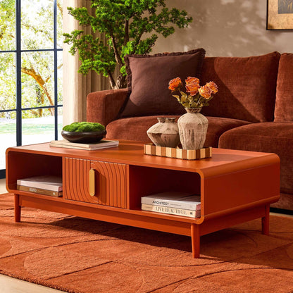 Marnie Coffee Table - Burnt Orange - DUSK