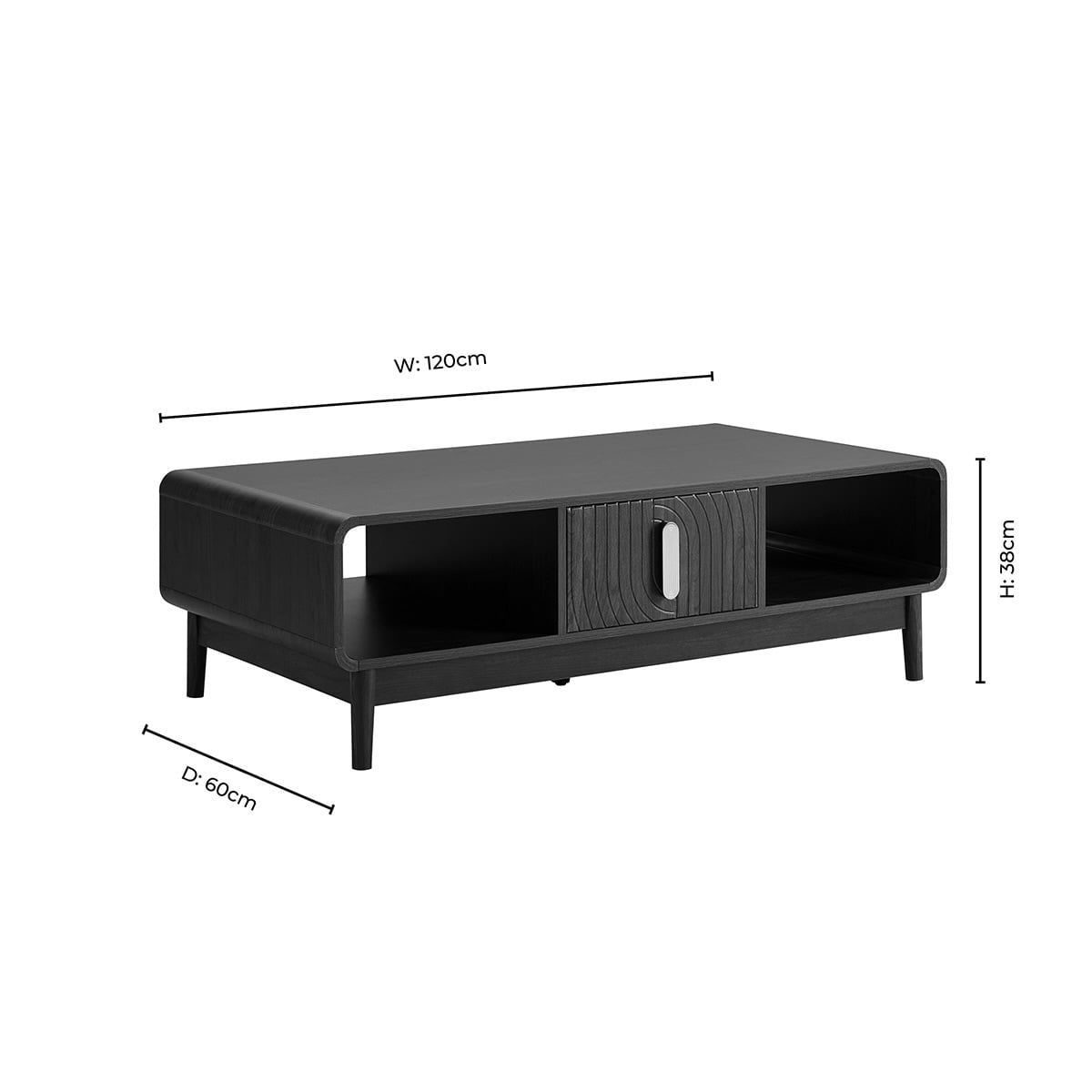 Marnie Coffee Table - Burnt Orange - DUSK