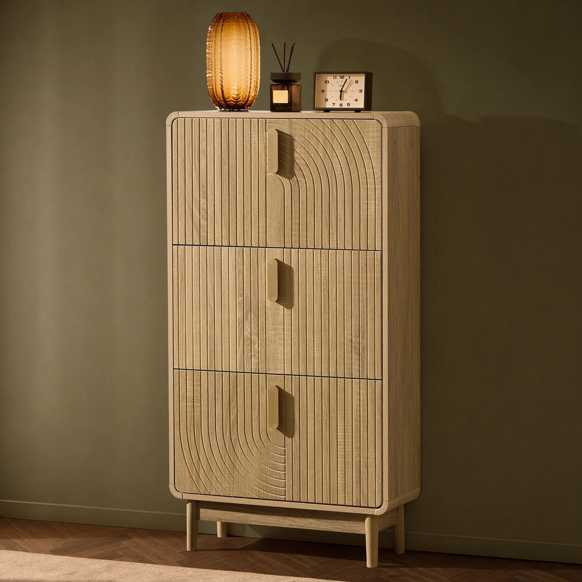 Marnie Shoe Storage - Light Wood - DUSK