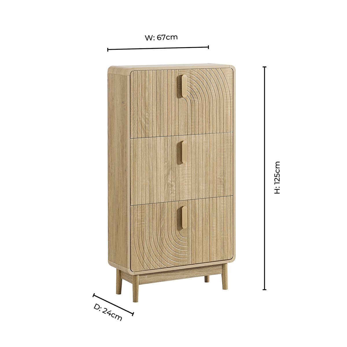 Marnie Shoe Storage - Light Wood - DUSK