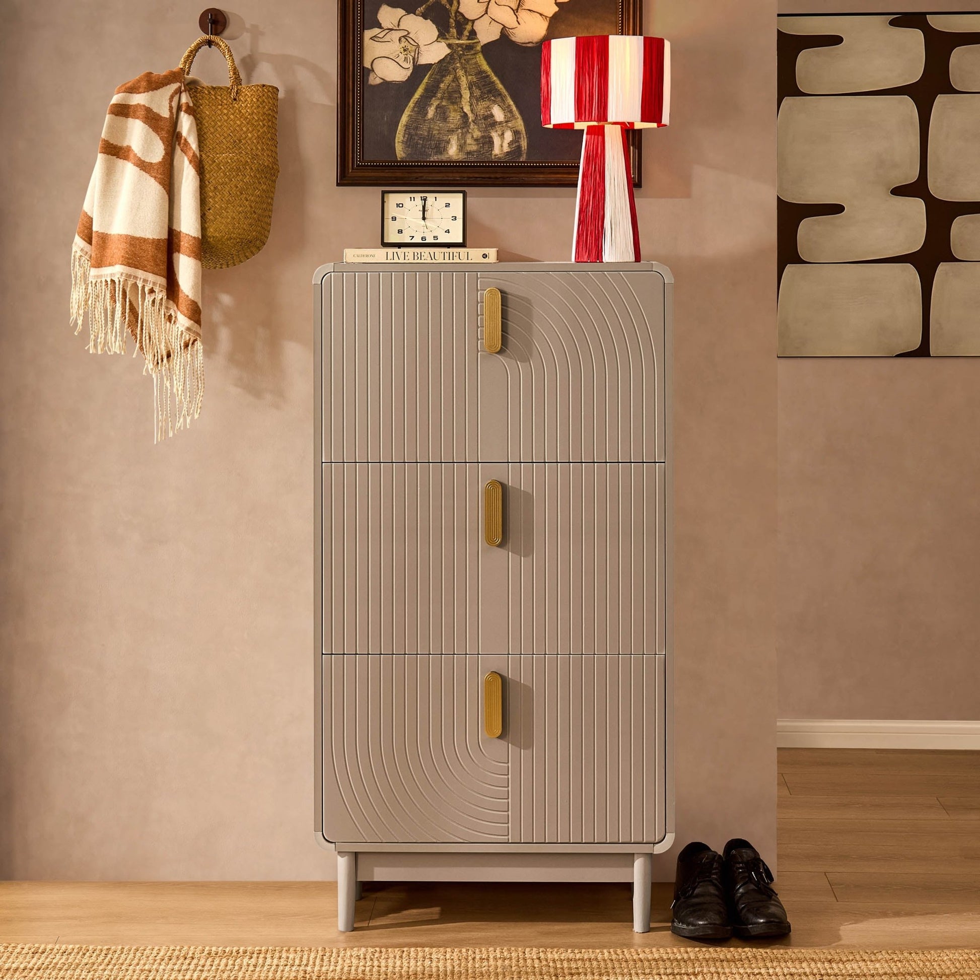 Marnie Shoe Storage - Taupe - DUSK