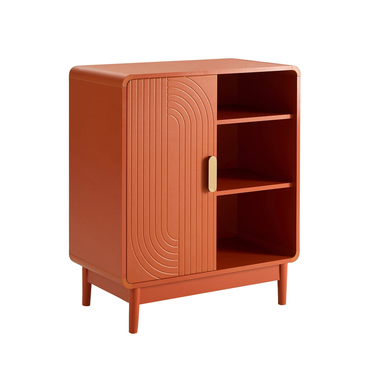 Marnie Small Bookcase - Burnt Orange - DUSK