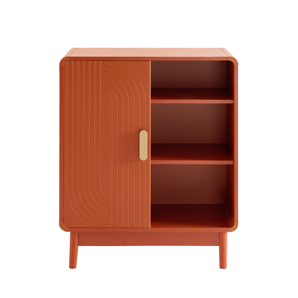 Marnie Small Bookcase - Burnt Orange - DUSK