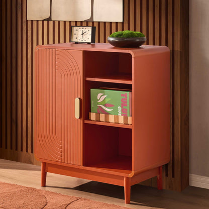 Marnie Small Bookcase - Burnt Orange - DUSK
