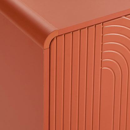 Marnie Small Bookcase - Burnt Orange - DUSK