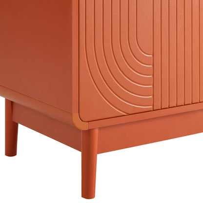 Marnie Small Bookcase - Burnt Orange - DUSK