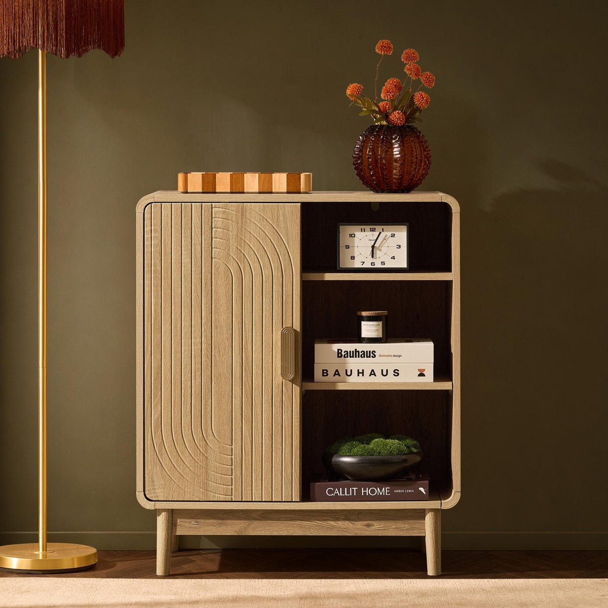 Marnie Small Bookcase - Light Wood - DUSK