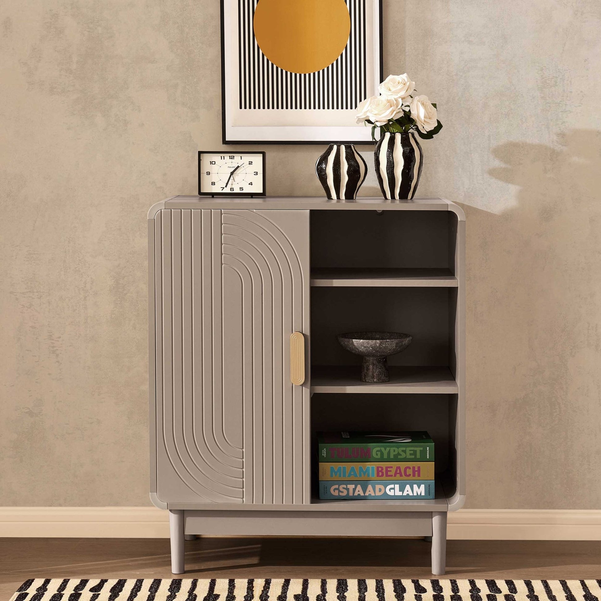 Marnie Small Bookcase - Taupe - DUSK