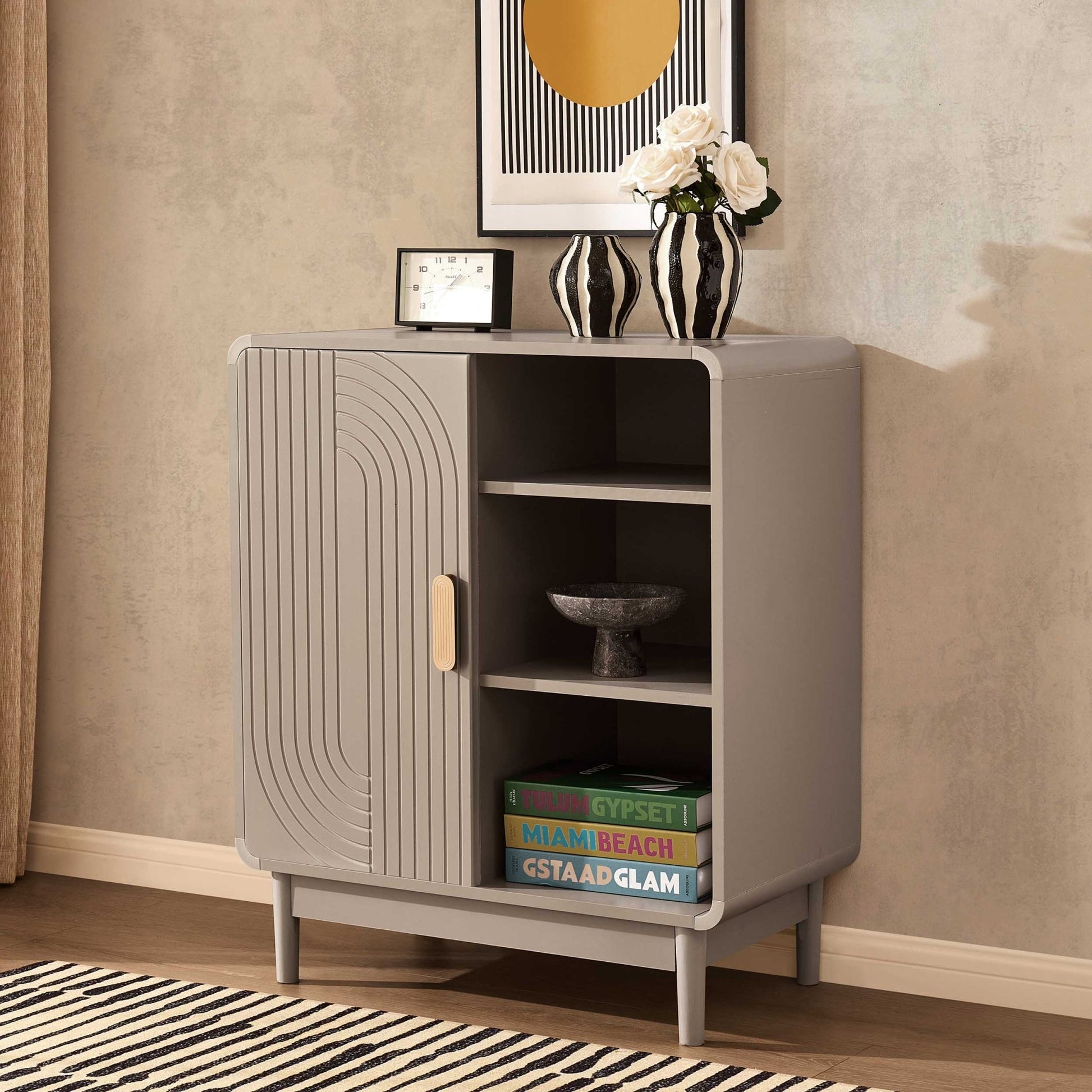 Marnie Small Bookcase - Taupe - DUSK