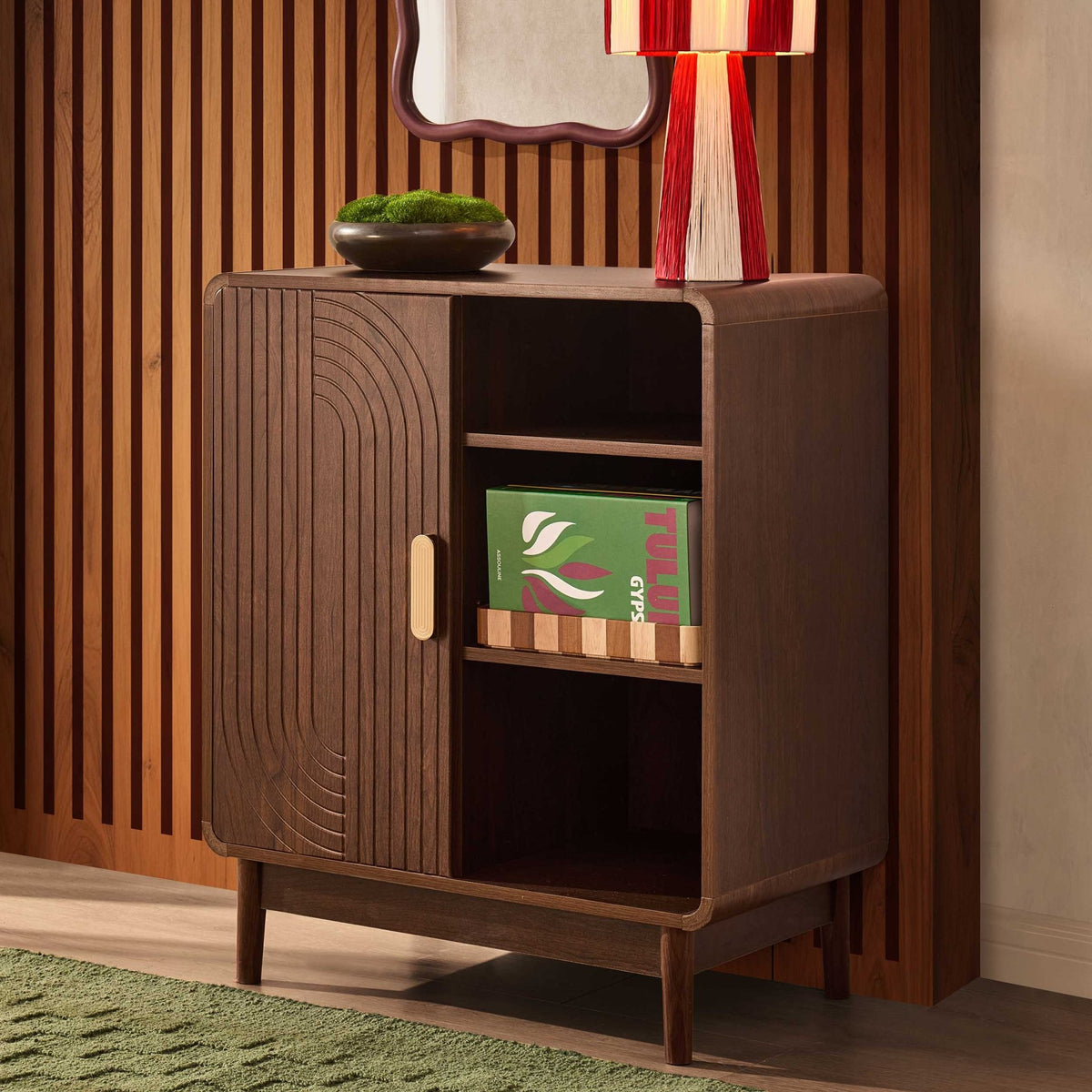 Marnie Small Bookcase - Walnut - DUSK