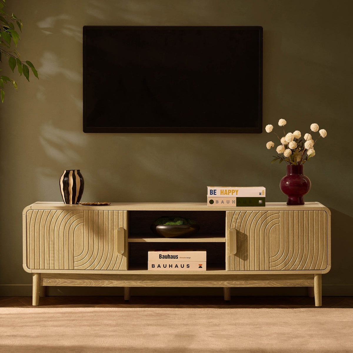 Marnie Tv Unit for TVs up to 60" - Light Wood - DUSK